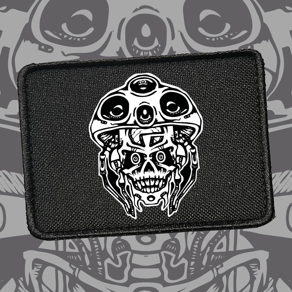 Tekno Shop | AREA23 - Patch na suchý zip Skulltronick 23 Patch na suchý zip Skulltronick 23